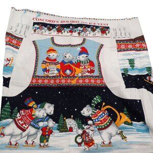 Concords Holiday on Ice Vest womens cut and sew